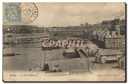 Ansichtskarte AK Brest Le Port Militaire