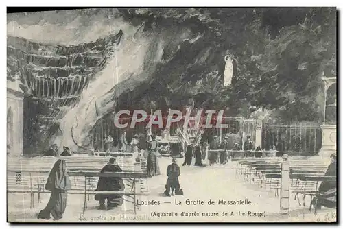 Cartes postales Lourdes La Grotte de Massabielle