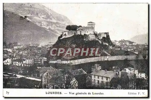 Cartes postales Lourdes Vue Generale de Lourdes