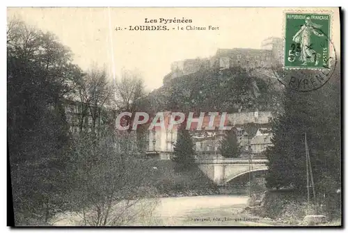 Cartes postales Lourdes Le Chateau Fort