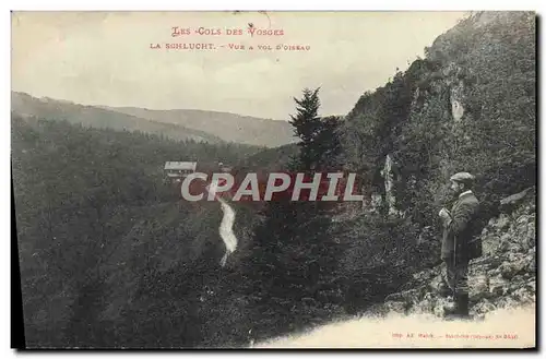 Cartes postales Les Cols Des Vosges La Schlucht Vue a Vol D&#39Oiseau