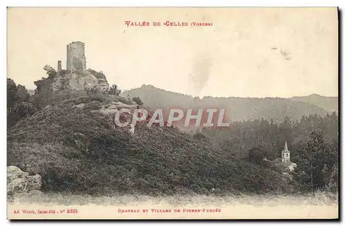 Ansichtskarte AK Vallee de Celles Chateau et Village de Pierre Percee