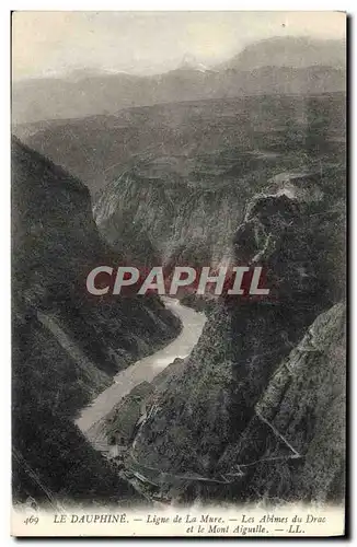 Cartes postales Le Dauphine Ligne de la Mure Les Abimes du Drac et le Mont aiguille