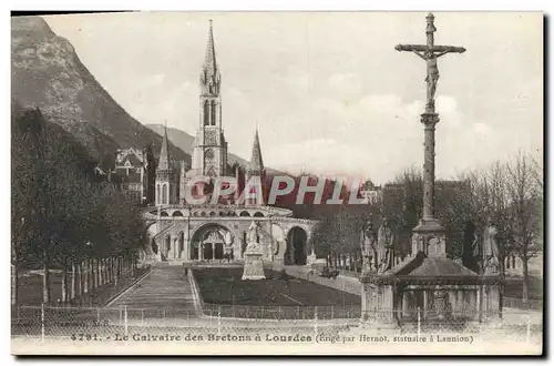 Ansichtskarte AK Le Calvaire des Bretons a Lourdes