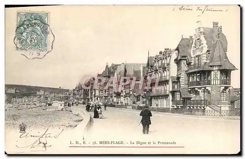 Cartes postales Mers Plage La Digue et la Promenade