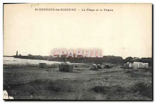 Cartes postales Saint Georges De Didonne La Plage et le Phare