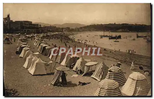 Ansichtskarte AK Saint Jean de Luz La Pergola et la Plage