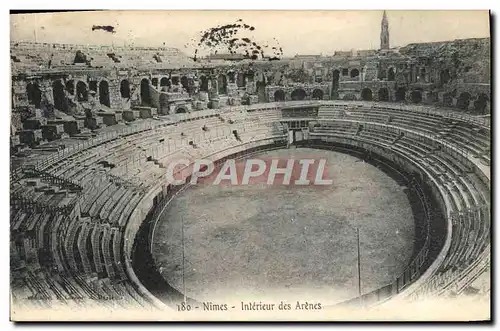 Cartes postales Nimes Interieur des Arenes