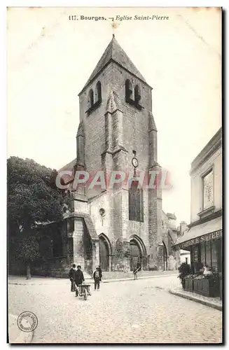 Ansichtskarte AK Bourges Eglise Saint Pierre