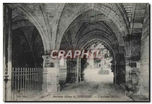 Cartes postales Ancienne Abbaye de Jumieges L&#39ancienne Entree