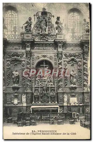 Cartes postales Perigueux Interieur de l&#39Eglise Saint Etienne de la Cite