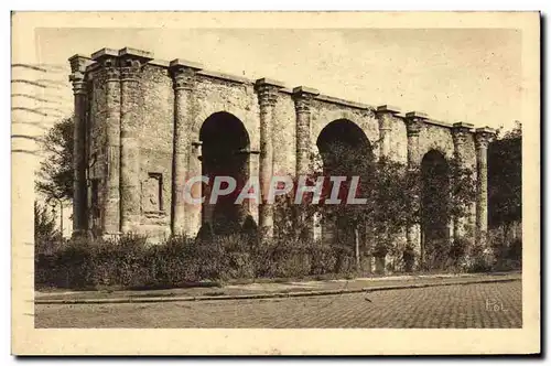 Cartes postales La Ville Rebaissante Reims Porte Mars Ancienne porte Gallo romaine