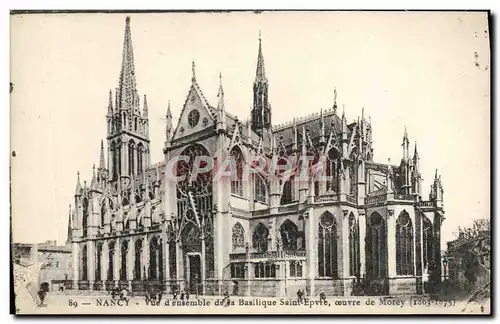 Ansichtskarte AK Nancy Vue d&#39ensemble de la Basilique Saint Epvre