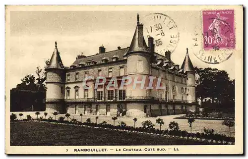 Ansichtskarte AK Rambouillet Le Chateau cote Sud