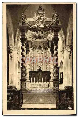 Cartes postales Verdun Sa Cathedrale Le Ciborium aux colonnes de marbre replique de celui de Saint Pierre de Rom