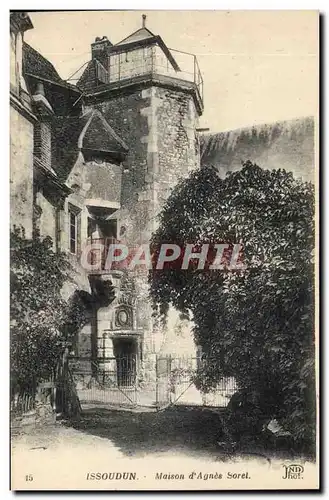 Cartes postales Issoudun Maison d'Agnes Sorel