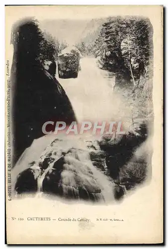 Cartes postales Cauterets Cascade du Cerisey