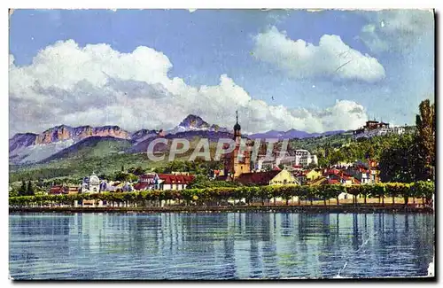 Cartes postales Evian Les Bains et la Dent D&#39Oche