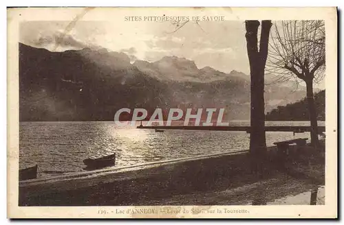 Cartes postales Annecy Lever du Soleil sur la Tournette