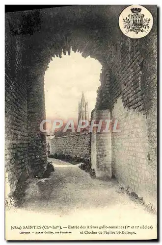 Cartes postales Saintes Entree des Arenes Gallo romaines