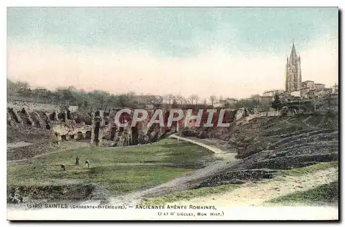 Cartes postales Saintes Anciennes Arenes Romaines