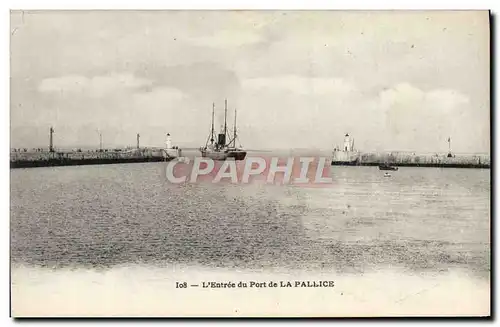 Cartes postales L&#39Entree du Port de La Pallice Bateau