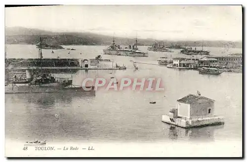 Cartes postales Toulon La Rade Bateaux