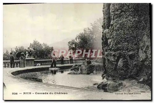 Cartes postales Nice Cascade du Chateau