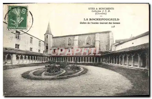 Cartes postales La Rochefoucauld Cloitre de l'Ancien Couvent des Carmes