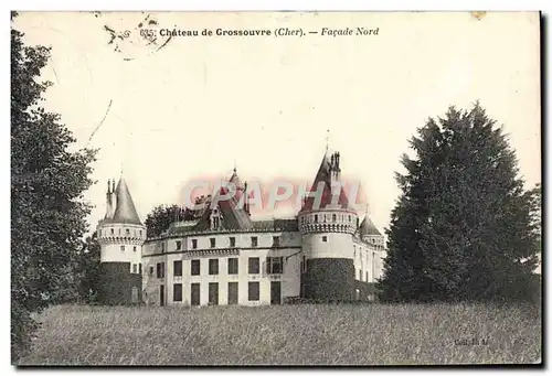 Ansichtskarte AK Chateau de Grossouvre Facade Nord