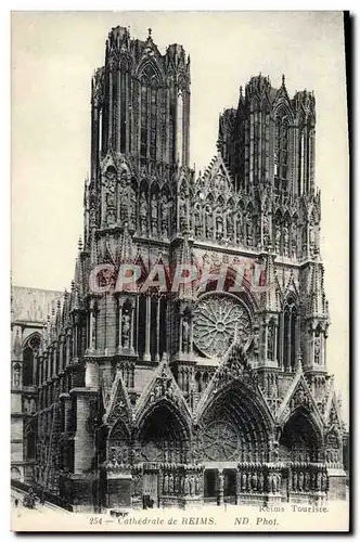 Cartes postales Cathedrale de Reims