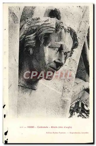 Cartes postales Cathedrale de Reims Abside Tete d'angle