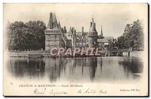 Ansichtskarte AK Chateau de Maintenon Facade Meridionale