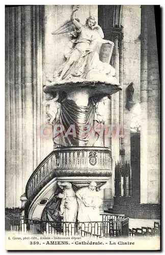 Cartes postales Amiens Cathedrale La Chaire