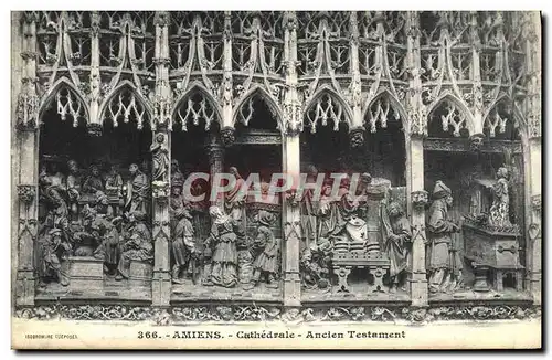 Ansichtskarte AK Amiens Cathedrale Ancien Testament