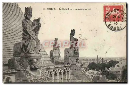 Cartes postales Amiens Cathedrale Un Groupe de rois