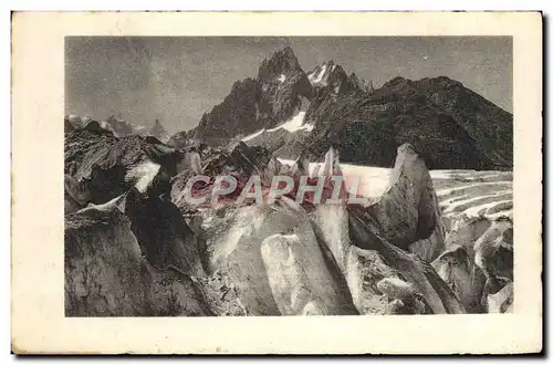 Cartes postales Chamonix Mer de Glace vue du Chapeau