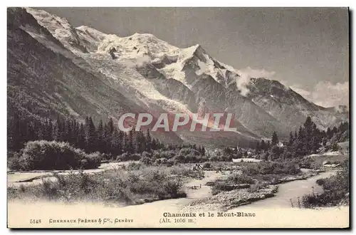 Cartes postales Chamonix et le Mont Blanc