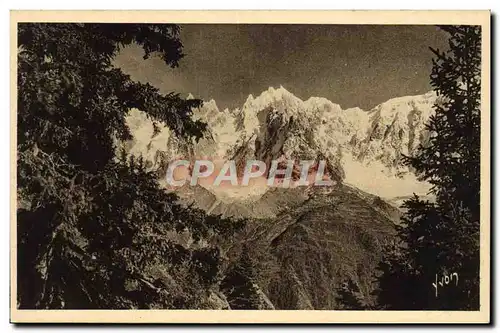 Cartes postales Chamonix Mont Blanc La Chaine des Aiguilles de Chamonix vue de Planpraz