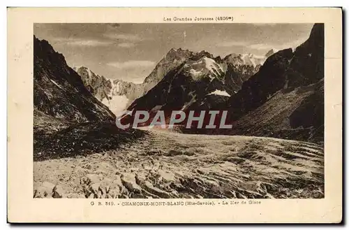 Cartes postales Chamonix Mont Blanc Le Mer de Glace