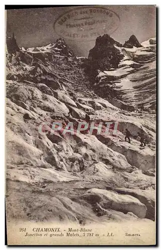 Cartes postales Chamonix Mont Blanc Jonction et Grands Mulets