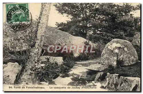 Cartes postales Foret de Fontainebleau La Casquette de Jockey Franchard