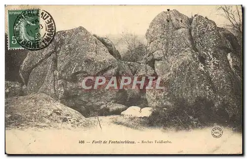 Ansichtskarte AK Foret de Fontainebleau Roches Faidherbe