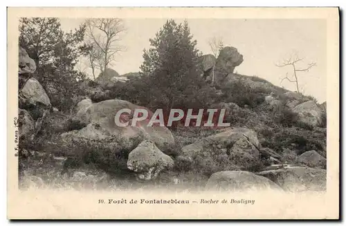 Cartes postales Foret de Fontainebleau Rocher de Bouligny