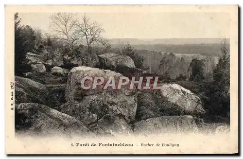 Cartes postales Foret de Fontainebleau Rocher de Bouligny