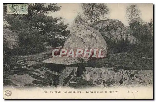 Cartes postales Foret De Fontainebleau La Casquette De Jockey Cheval Hippisme