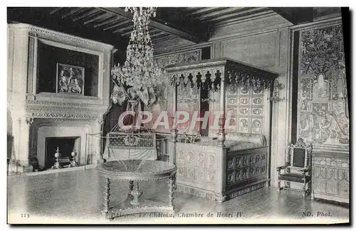 Cartes postales Pau Le Chateau Chambre De Henri IV