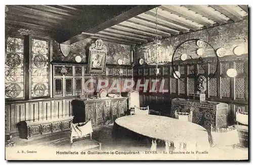 Cartes postales Hostellerie De Guillaume Le Conquerant Dives La Chambre De La Pucelle