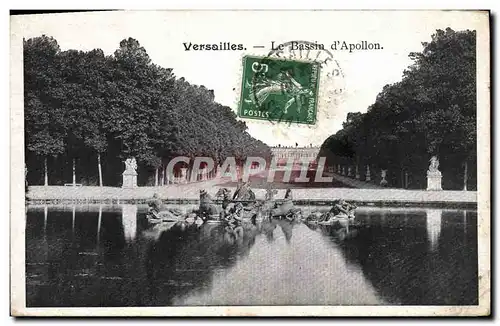 Cartes postales Versailles Le Bassin D&#39Apollon