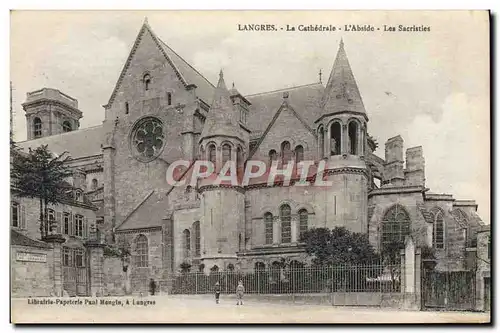 Cartes postales Langres La Cathedrale L&#39Abside Les sachristies